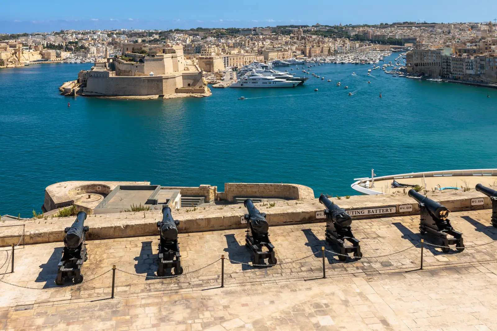 Valletta and its Grand Harbour, Malta.